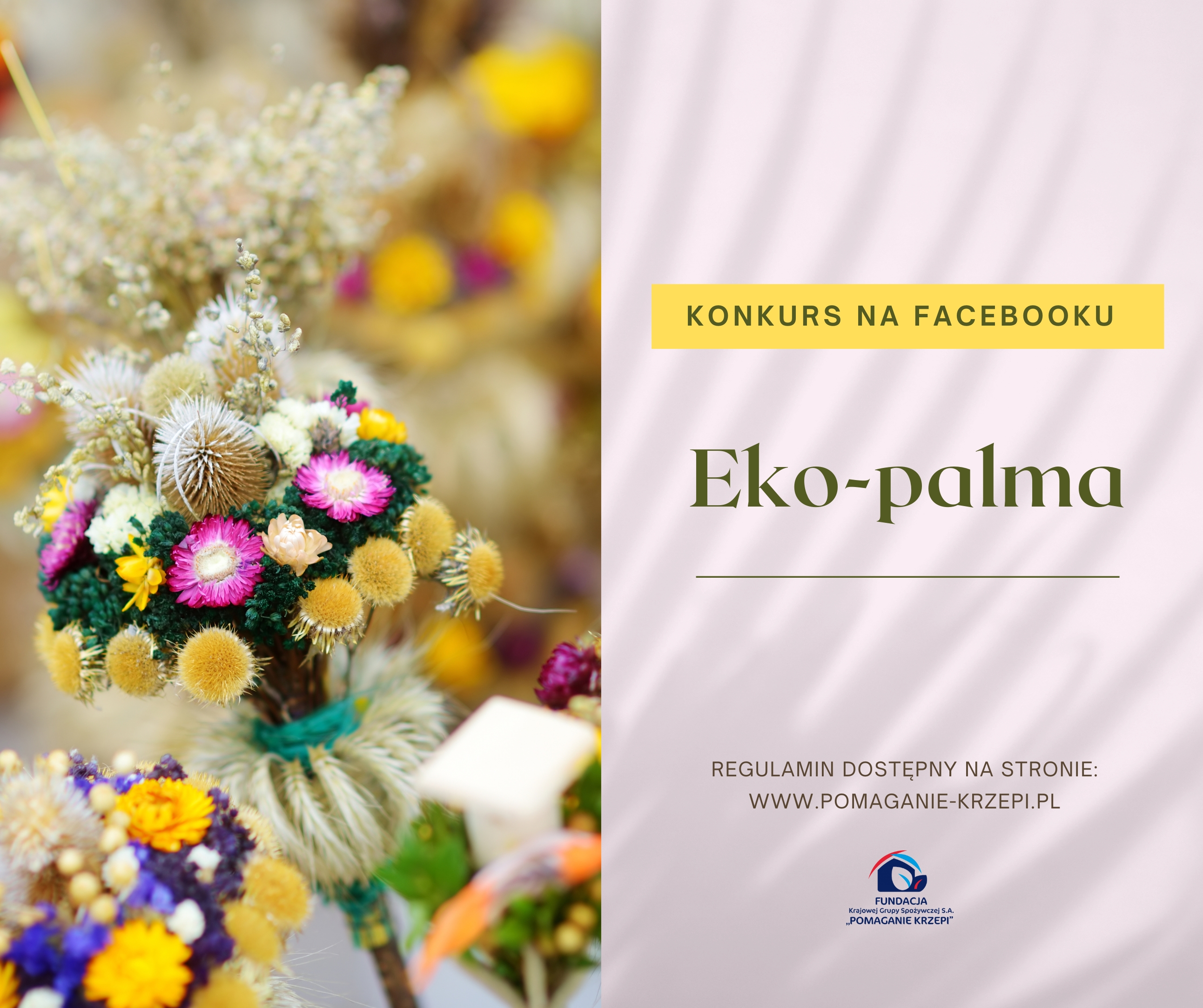 "Eko-palma" - konkurs na profilu Facebook Fundacji